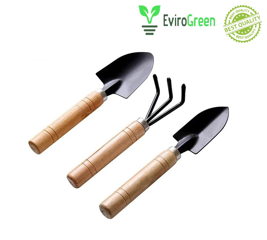 Wooden Gardening Tools Set