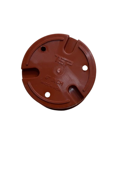 6 Inch Plastic Pot - Brown