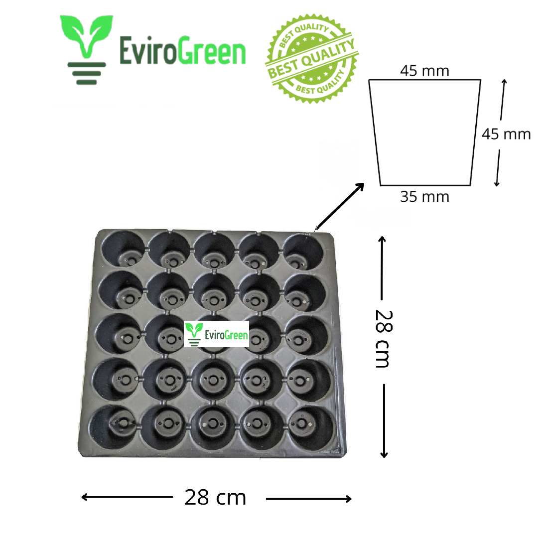 25 CAVITY SEEDLING TRAY- PACK OF 10