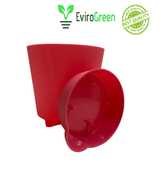 4.5 INCH SELF-WATERING POT - PINK