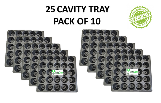 25 CAVITY SEEDLING TRAY- PACK OF 10