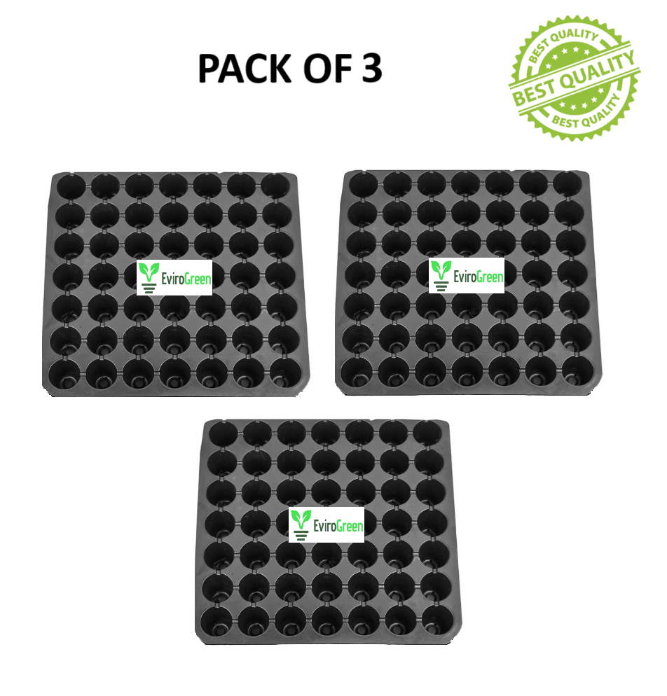 49 CAVITY SEEDLING TRAY - PACK OF 3